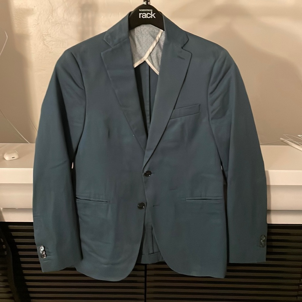 Zara man teal limited edition sport jacket